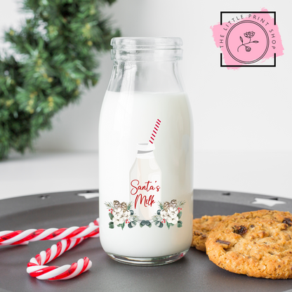 Santa's Milk - UV DTF Decal