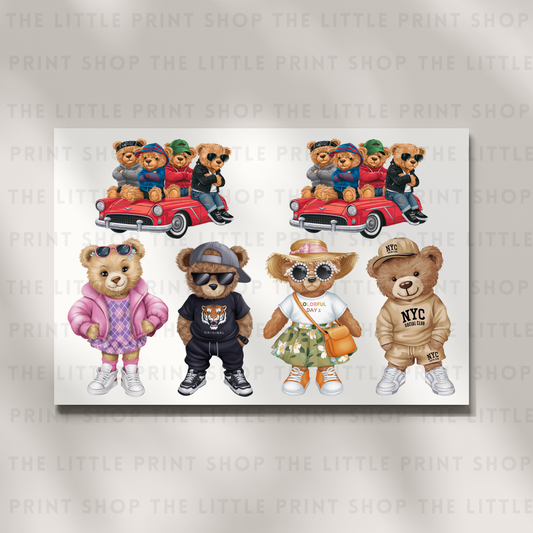 Bears - DTF A4 Transfer Sheet