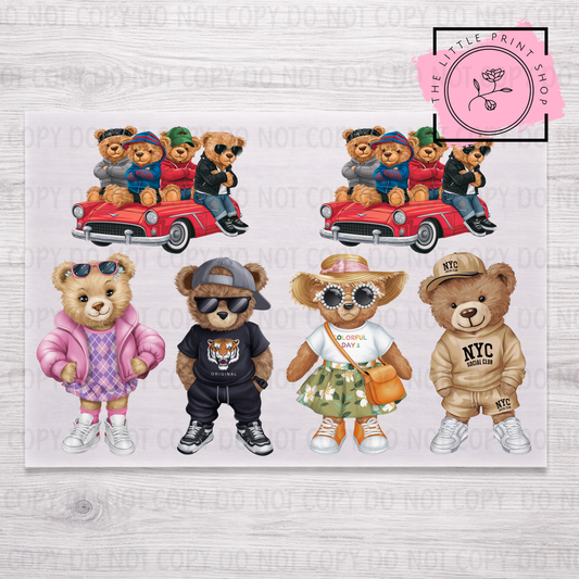 Bears - DTF A4 Transfer Sheet