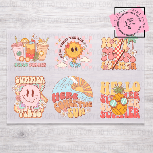 Summer Vibes - DTF A4 Transfer Sheet
