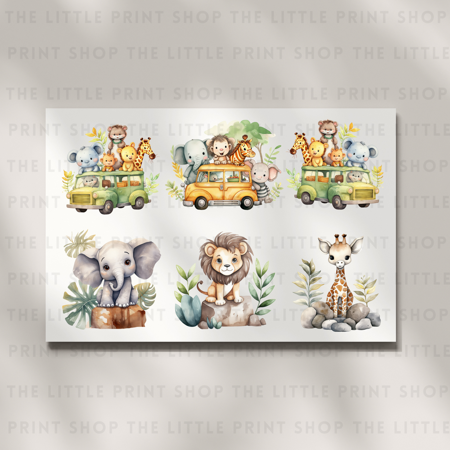 Jungle Animals - DTF A4 Transfer Sheet