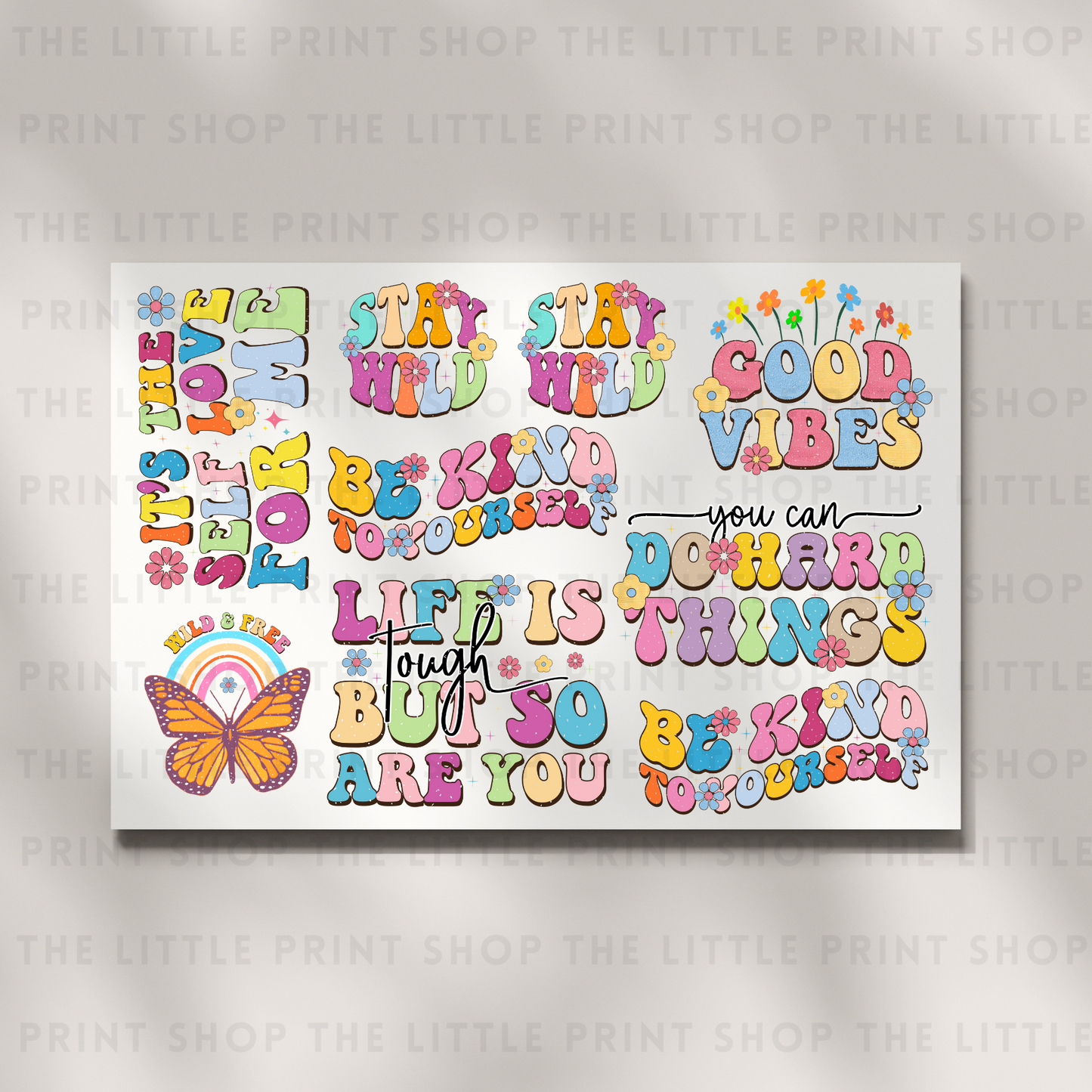 Good Vibes - DTF A4 Transfer Sheet