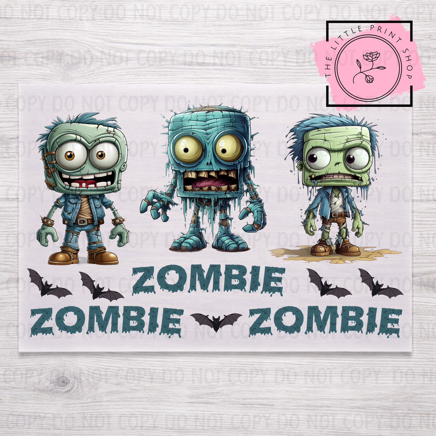Zombies - DTF A4 Transfer Sheet