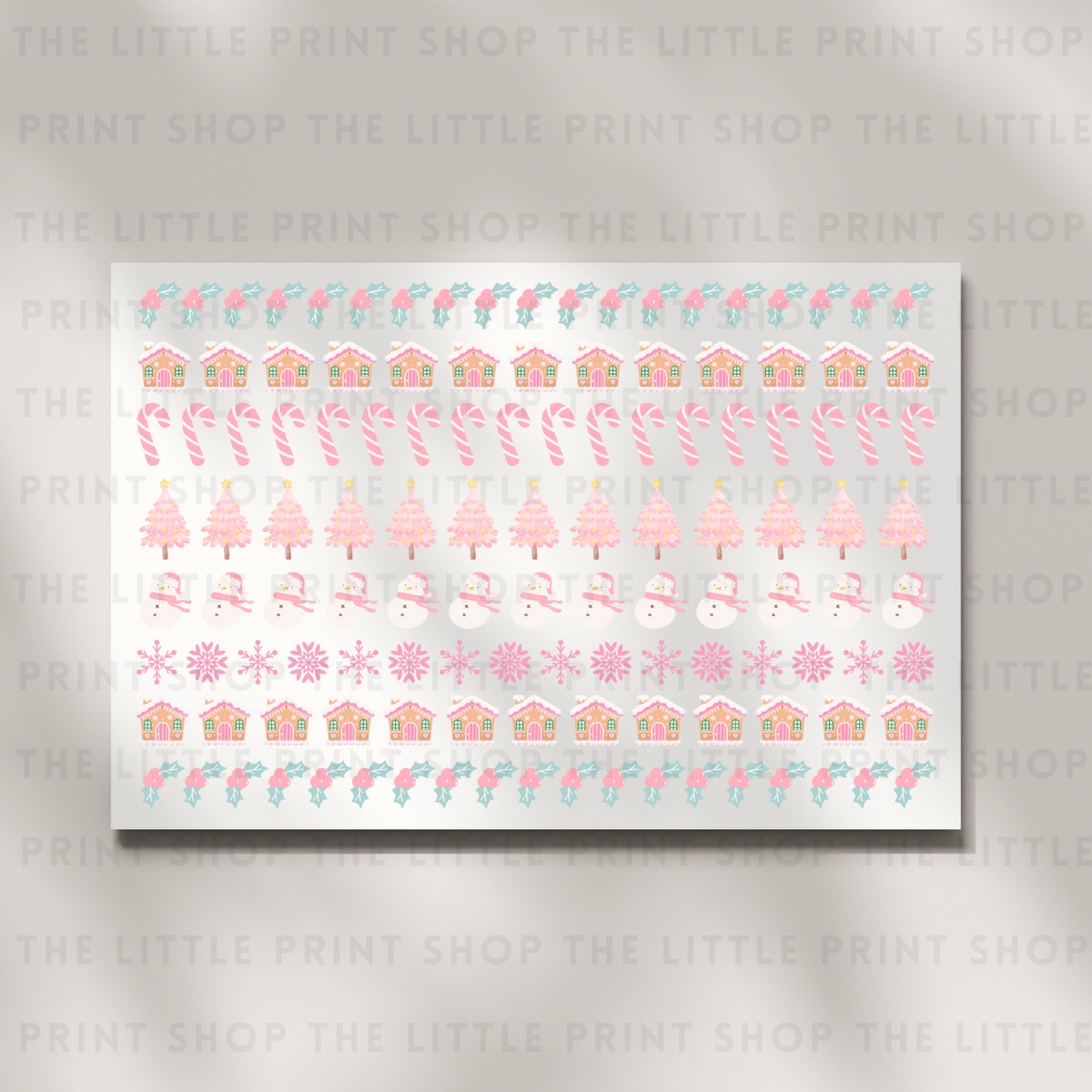 Pink Candy - DTF A4 Hair Bow Transfer Sheet