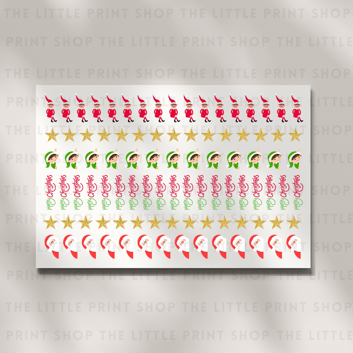 Elf - DTF A4 Hair Bow Transfer Sheet