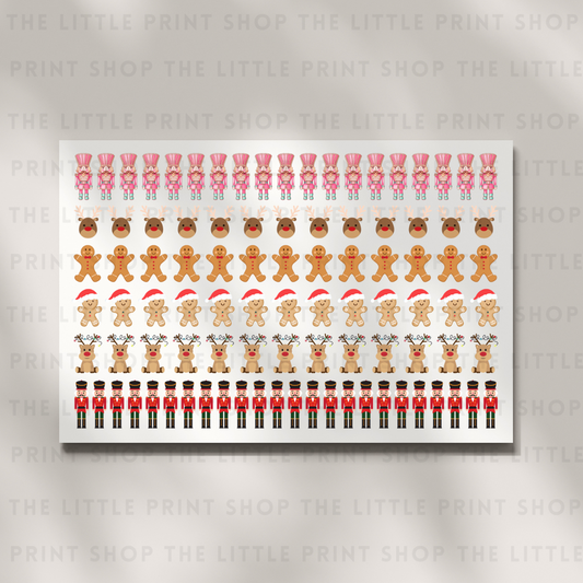 Nutcrackers - DTF A4 Hair Bow Transfer Sheet