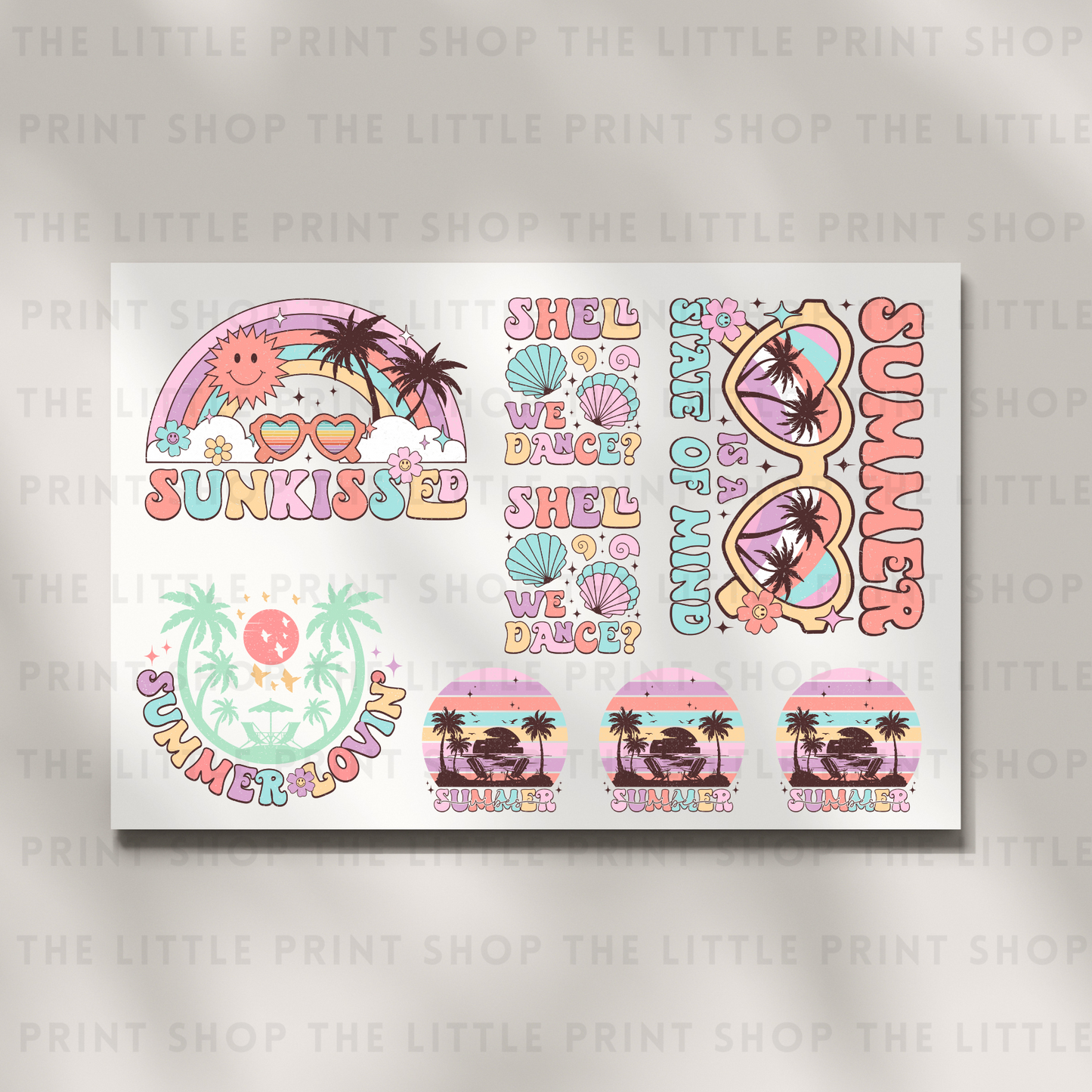 Summer State - DTF A4 Transfer Sheet