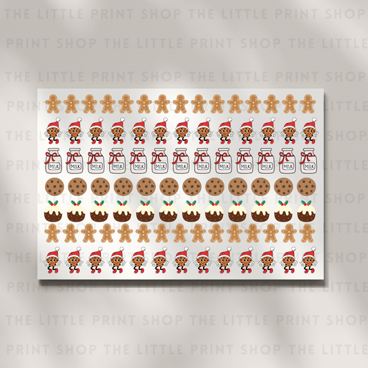 Cookies & Milk - DTF A4 Hair Bow Transfer Sheet