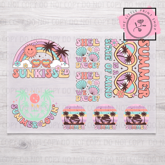 Summer State - DTF A4 Transfer Sheet