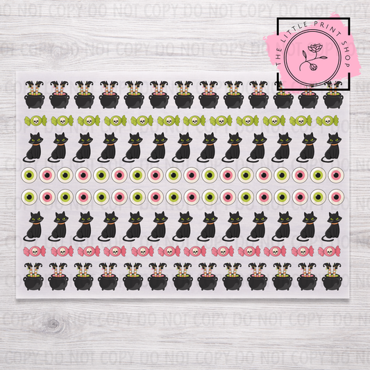 Witches - DTF A4 Hair Bow Transfer Sheet