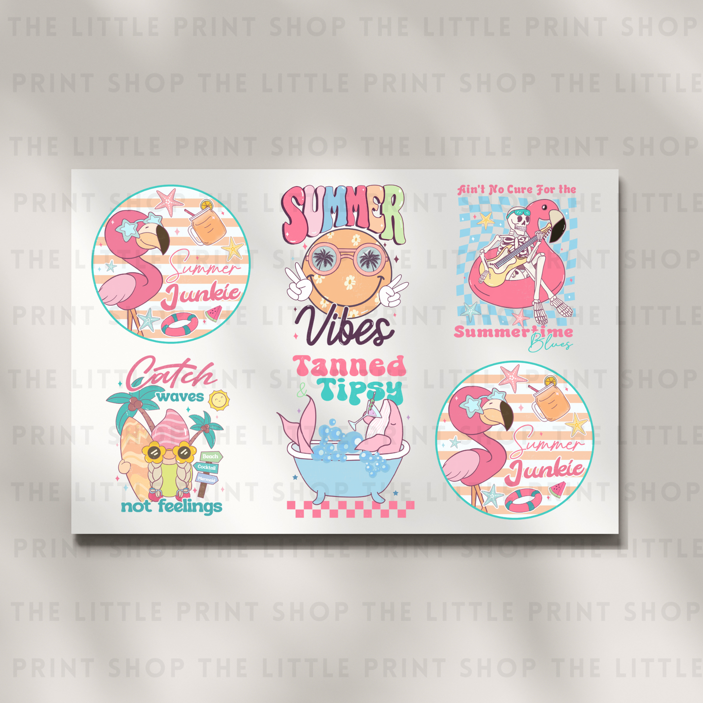 Summer Vibes - DTF A4 Transfer Sheet