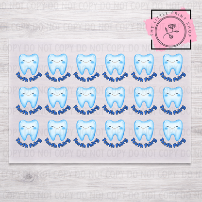 Tooth Fairy Sheet Bundle - 5cm or 8cm - DTF A4 Transfer Sheet