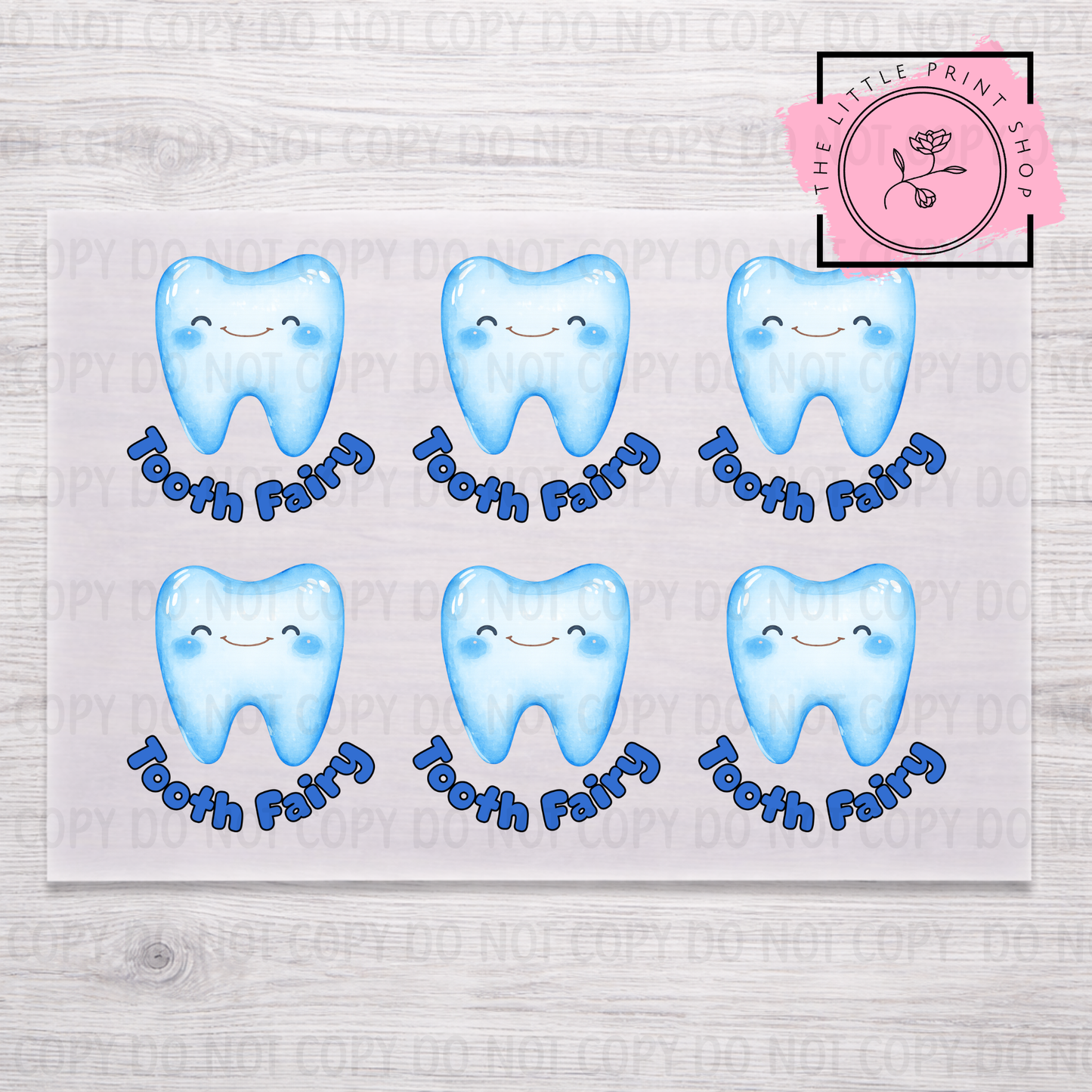 Tooth Fairy Sheet Bundle - 5cm or 8cm - DTF A4 Transfer Sheet