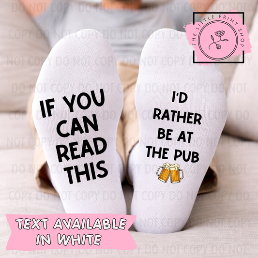 Pub - DTF Sock Transfer Sheet