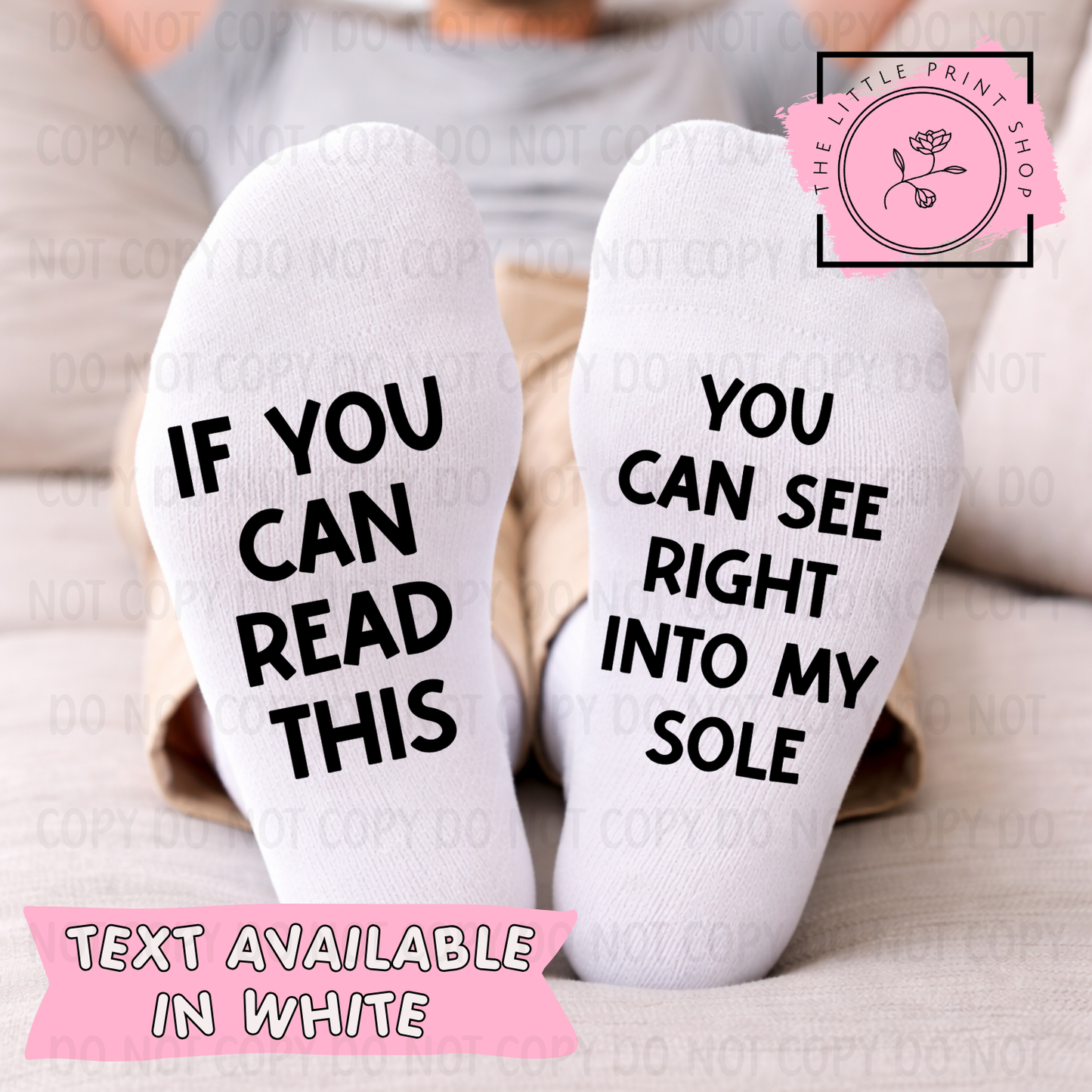 Into My Sole - DTF Sock Transfer Sheet