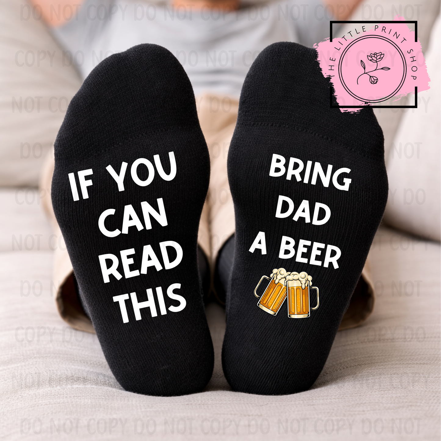 Beer - DTF Sock Transfer Sheet