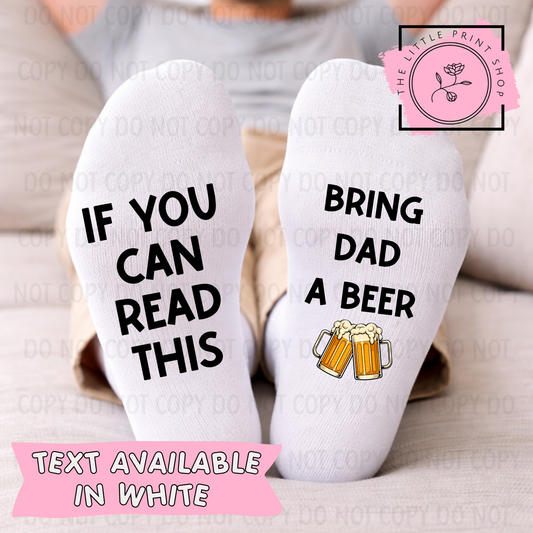 Beer - DTF Sock Transfer Sheet