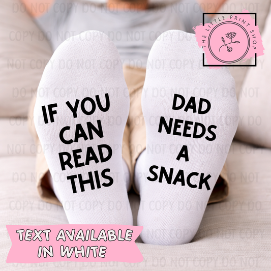 Snack - DTF Sock Transfer Sheet