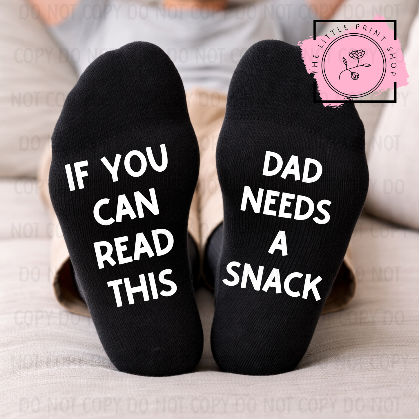 Snack - DTF Sock Transfer Sheet