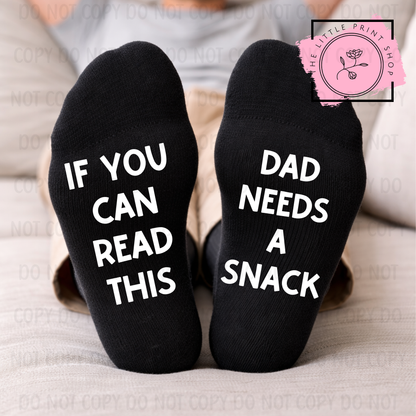 Snack - DTF Sock Transfer Sheet
