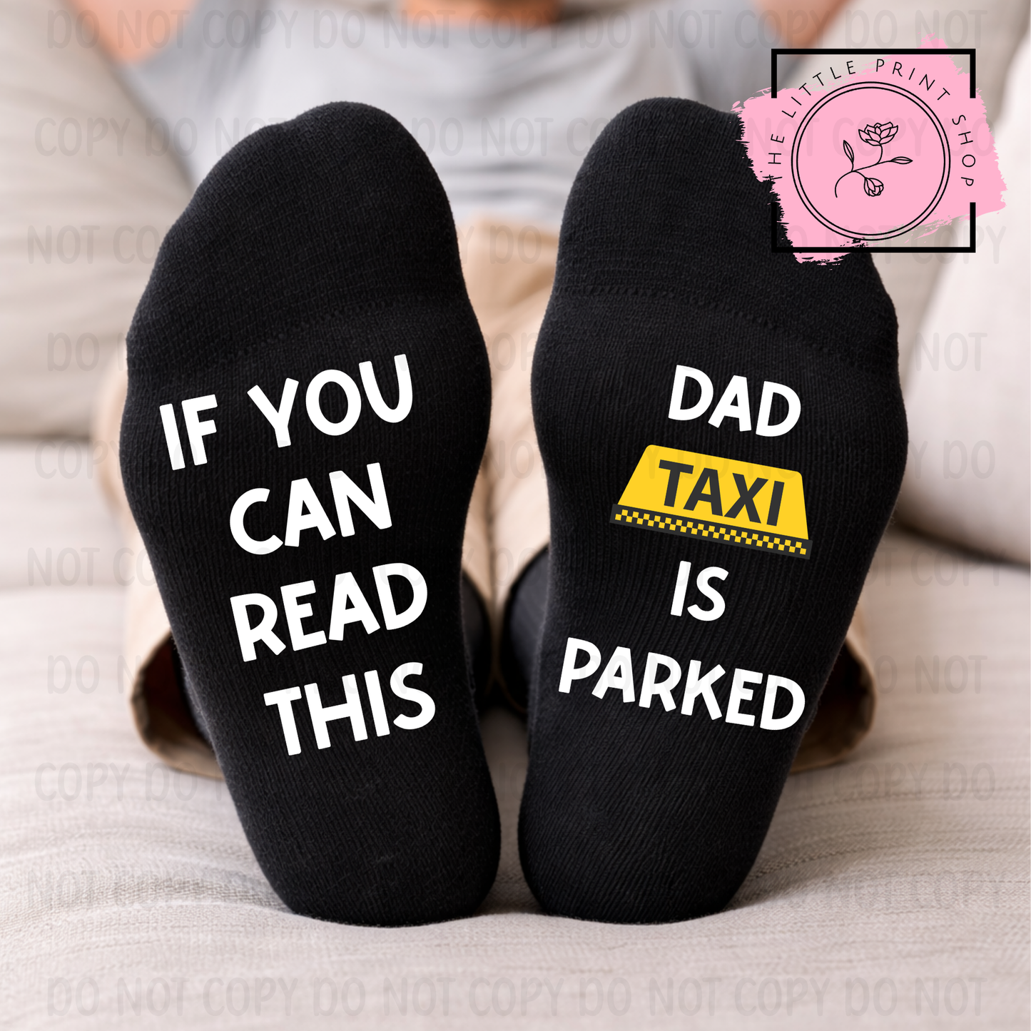 Parked - DTF Sock Transfer Sheet