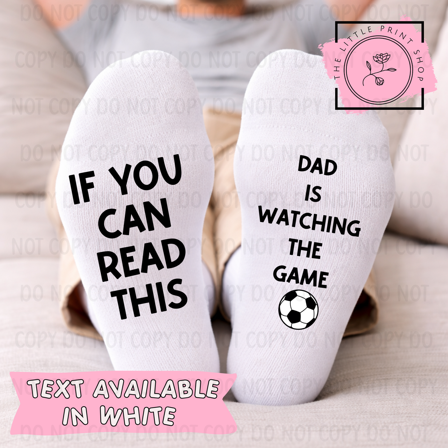Football - DTF Sock Transfer Sheet