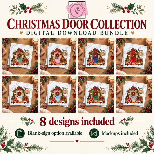 Christmas Front Doors - Digital Product