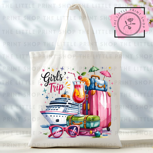 Girls Trip - Tote Bag DTF Transfer