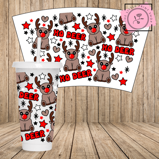 Ho Deer - 24oz Printed UV DTF Wrap