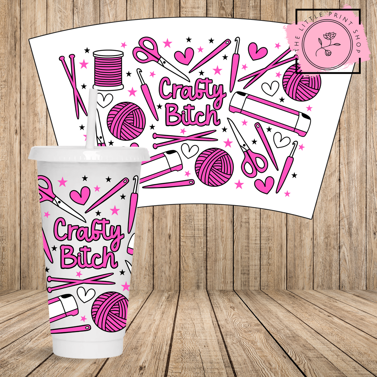 Crafty - 24oz Printed UV DTF Wrap