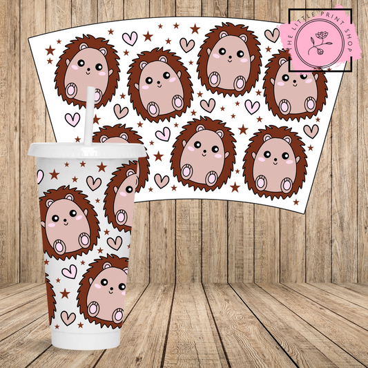 Hedgehogs - 24oz Printed UV DTF Wrap