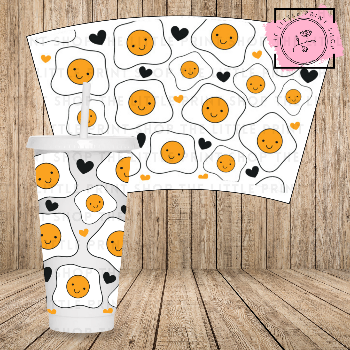 Eggs - 24oz Printed UV DTF Wrap