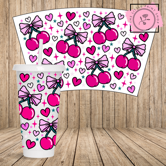 Cherries - 24oz Printed UV DTF Wrap