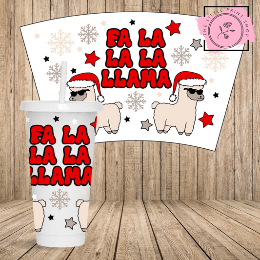 Fa La La - 24oz Printed UV DTF Wrap