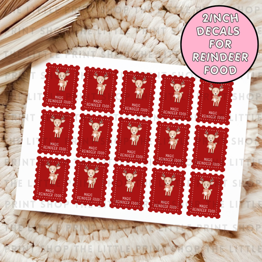 Magic Reindeer Food - UV DTF Decal Sheet
