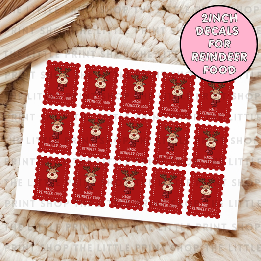 Magic Reindeer Food - UV DTF Decal Sheet