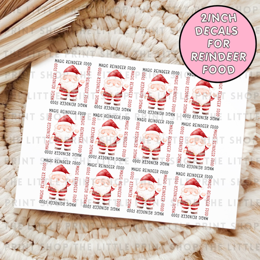 Magic Reindeer Food - UV DTF Decal Sheet