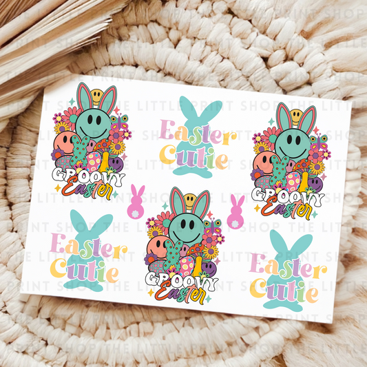 Easter Cutie - UV DTF 8x6 Decal Sheet