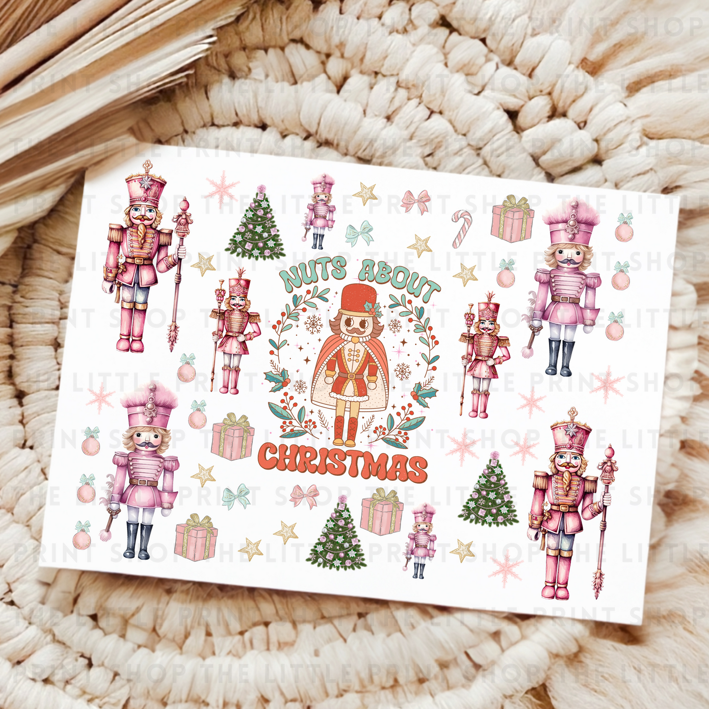 UV DTF Nutcracker 8x6 Decal Sheet