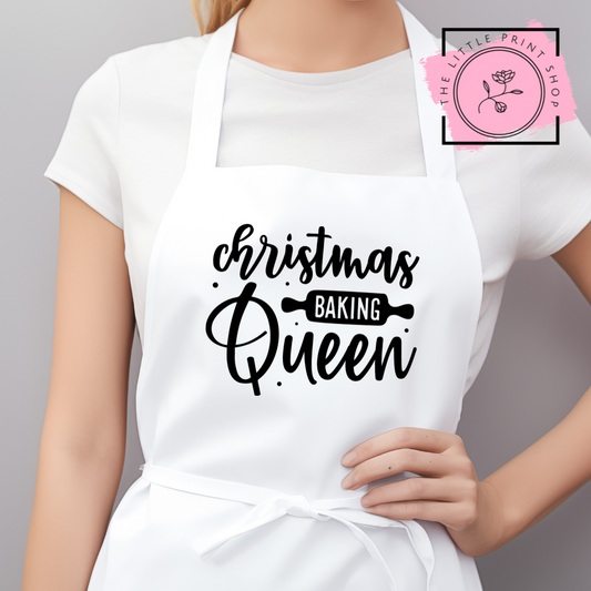 Christmas Baking Queen - DTF Transfer Decal