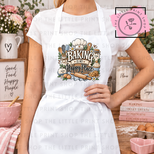 Baking Is My Happy Place - DTF Transfer Decal