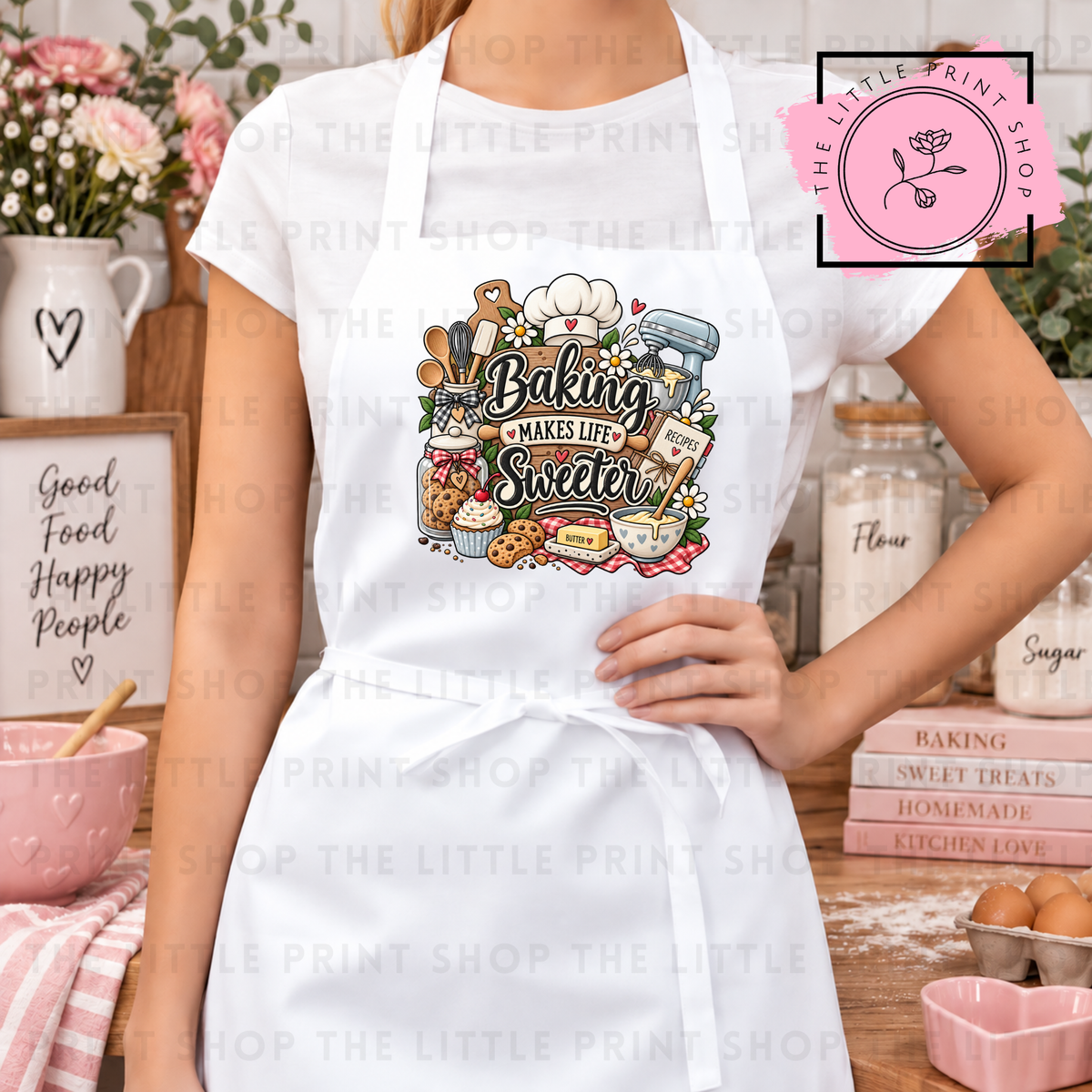 Baking Makes Life Sweeter - DTF Transfer Decal