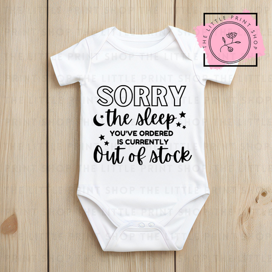 Out Of Stock Sleep - DTF Transfer Decal
