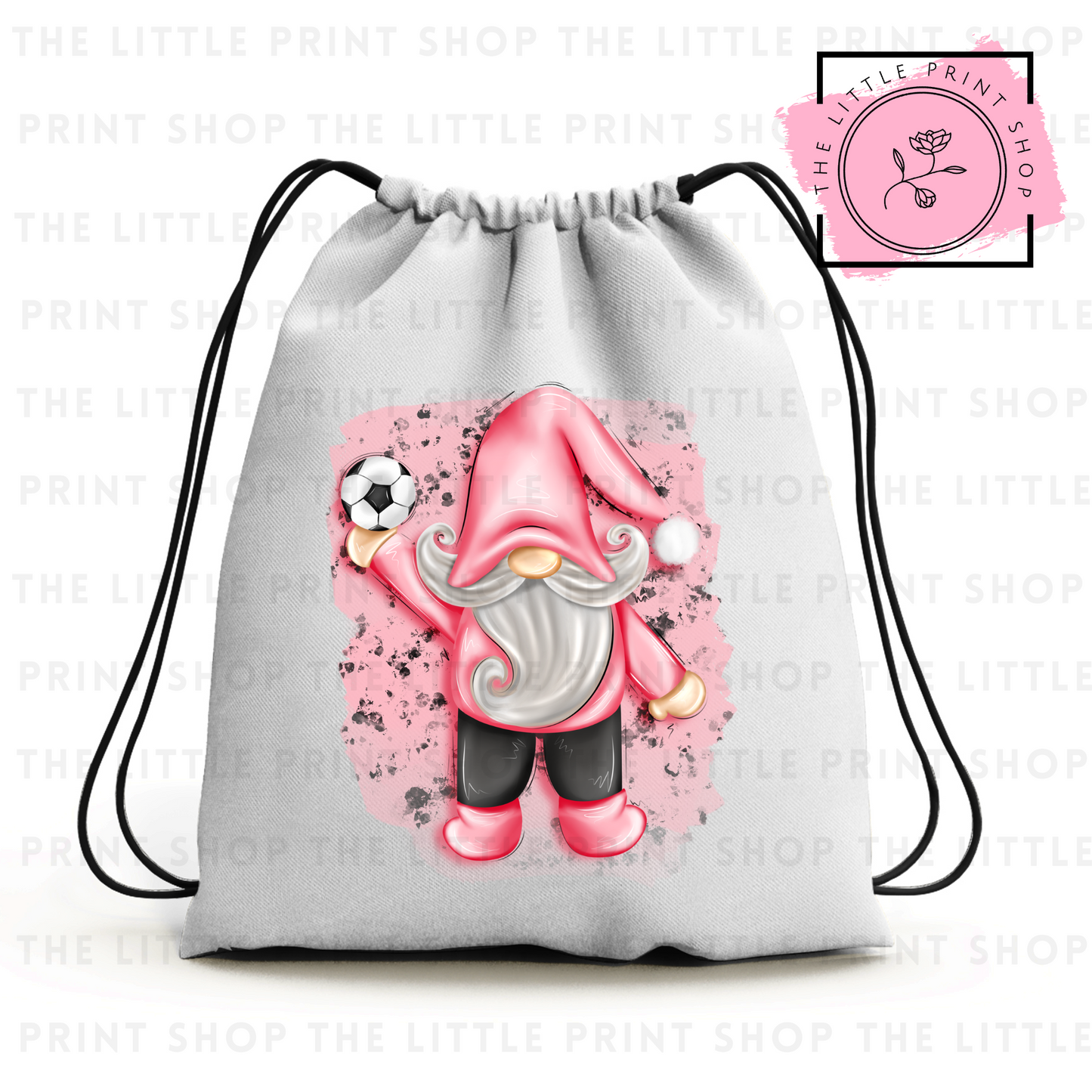 Football Gnome - Pink - DTF Transfer Decal