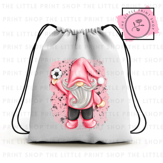 Football Gnome - Pink - DTF Transfer Decal