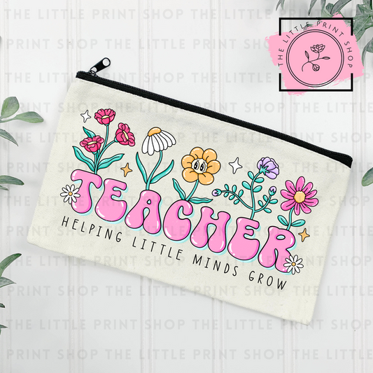 Teacher - Zip Pouch DTF Transfer