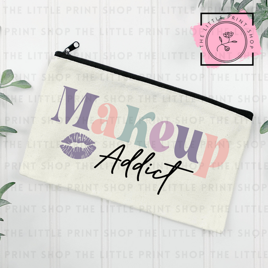 Makeup Addict - Zip Pouch DTF Transfer