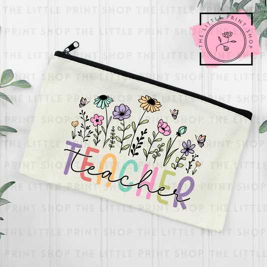 Teacher - Zip Pouch DTF Transfer