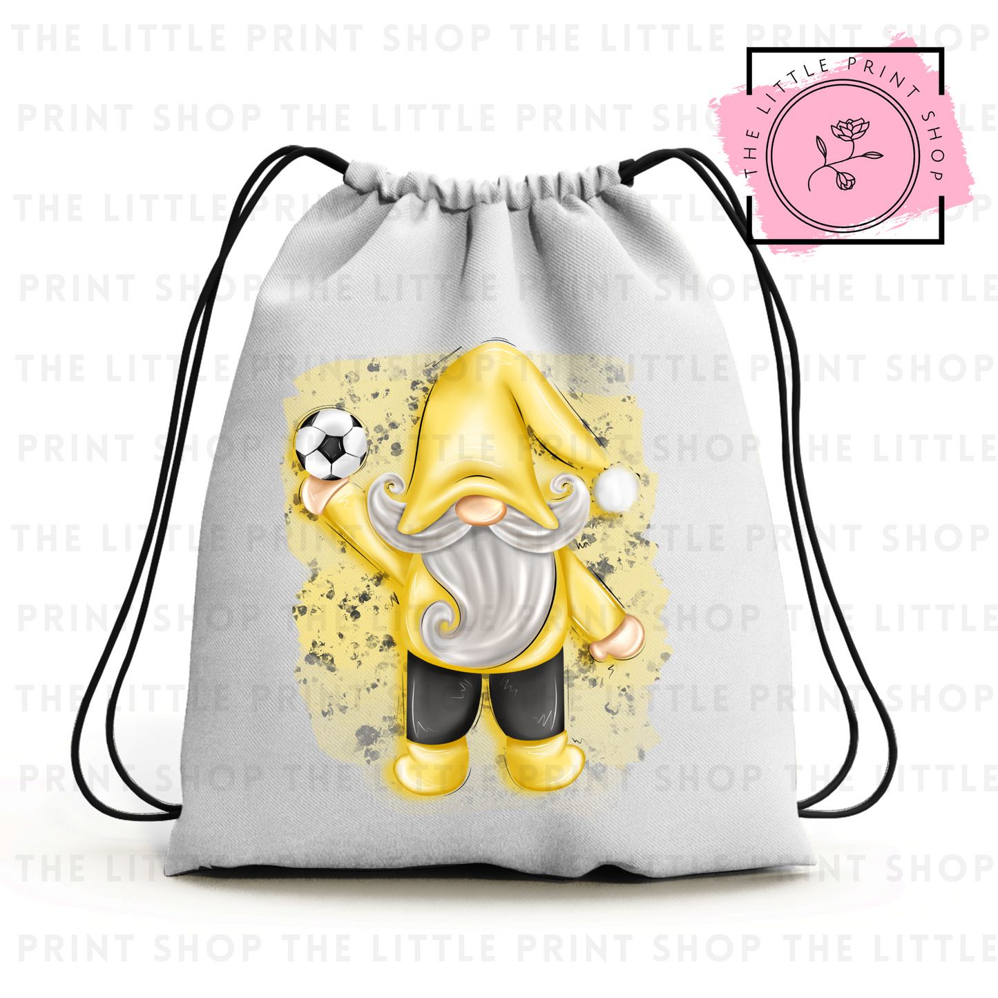 Football Gnome - Yellow - DTF Transfer Decal