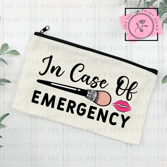 Emergency - Zip Pouch DTF Transfer